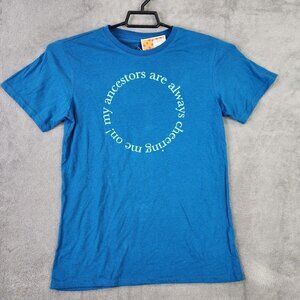 Unisex JZD Blue Ancestors Shirt Short Sleeve Latino Heritage Month Size XS